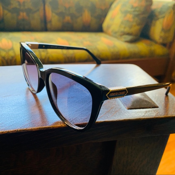 Robert Cavalli Jabbah 872S 01B Sunglasses 😎 EUC - Picture 2 of 10